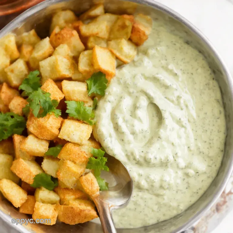 The Ultimate Homemade Ranch Dressing presentation