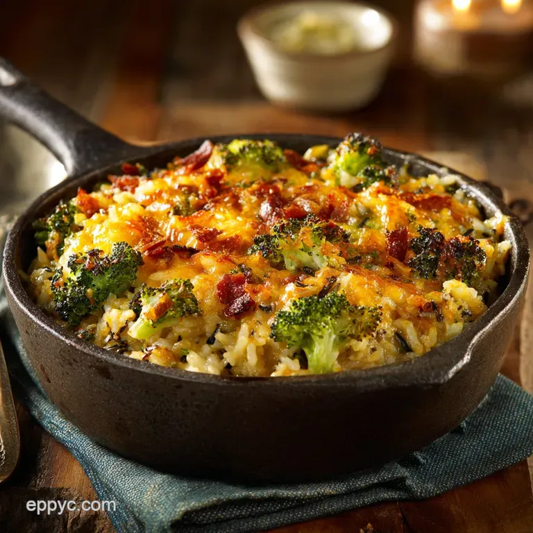 Broccoli Rice Casserole: Ultimate Cheesy Bake presentation