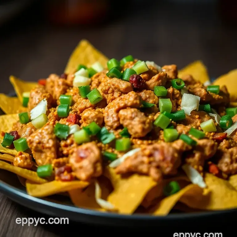 Ultimate Chicken Nachos: Fiesta in a Bite! presentation
