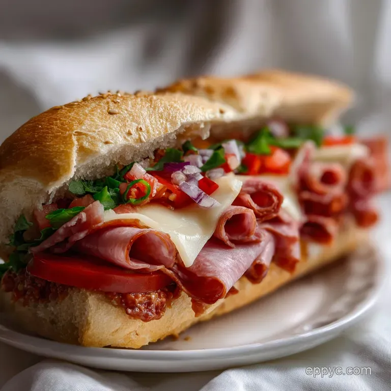 The Ultimate Italian Sandwich Recipe: Ultimate Flavor presentation
