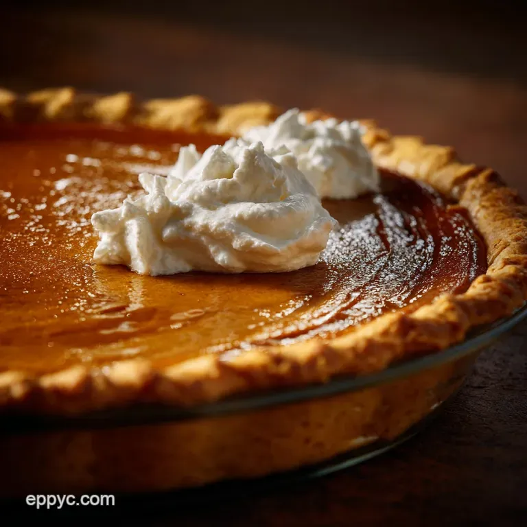 Pumpkin Pie: the Ultimate Silky Spiced Bake-Off Worthy Classic presentation