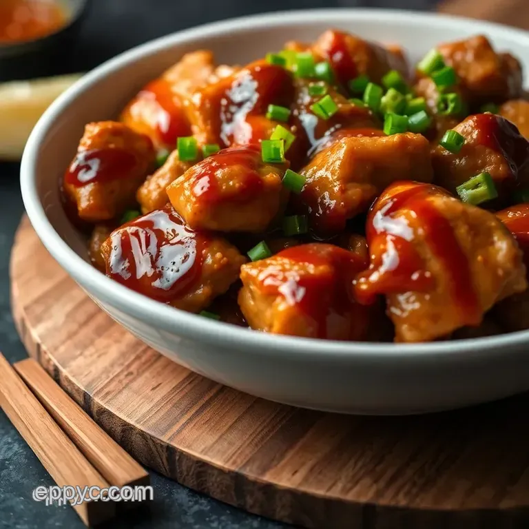 Umami-Infused Teriyaki Chicken with Sake Substitutions presentation