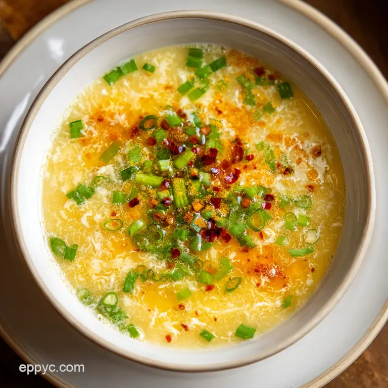 Authentic Egg Drop Soup Recipe