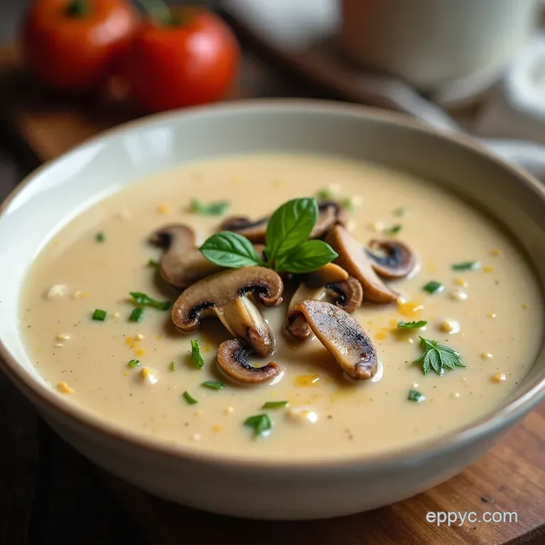 The Ultimate Velvety Homemade Cream of Mushroom Soup A Taste of Proper Comfort Food
