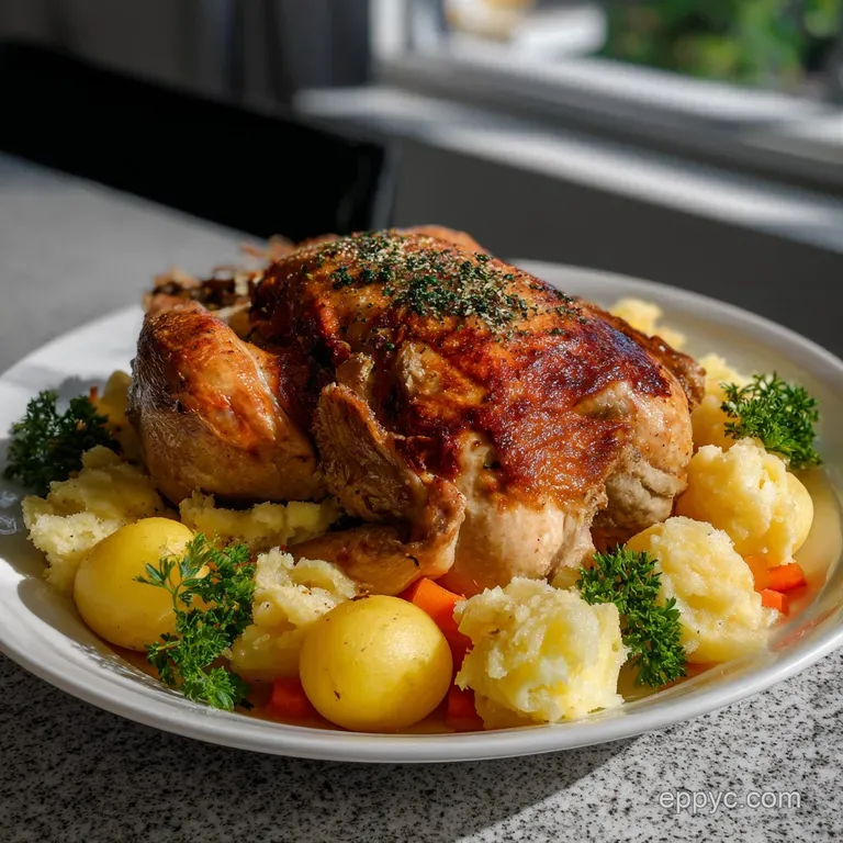 Velvety Turkey Ala King Over Biscuits