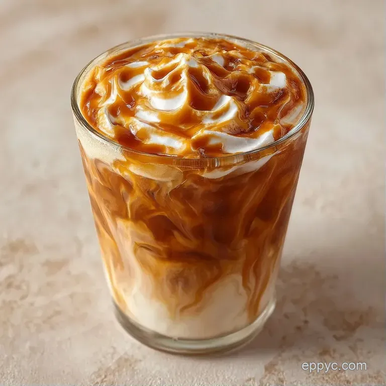 A tall glass filled with chilled milk, topped with a thick, airy crown of tan foam and a light dust of cocoa.