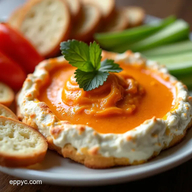 Whipped Feta FireRoasted Red Pepper Dip The 10Minute Marvel