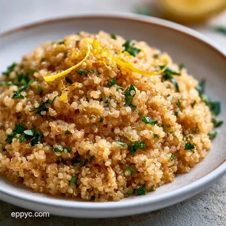 Zaatar Lemon Quinoa Bowl in 30 Minutes